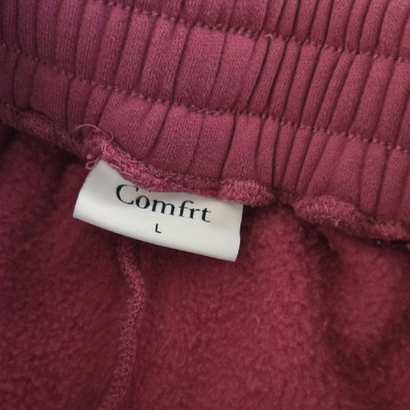 Comfrt Pink Unisex Travel Joggers - Picture 4 of 6